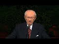 WAR AND PEACE BY PRESIDENT HINCKLEY. A VERY SENSITIVE TALK (FULL CLIP)