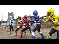 Super Sentai Final Henshin And Roll Call (Gaoranger - Ryusoulger)