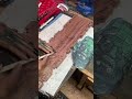 Making of a Mayan themed macuahuitl