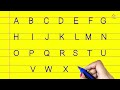 Tracing ABC Paper | Writing Capital Letters Alphabet ABC |A to Z