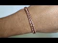 COPPER BRACELET | COPPER BRACELET | HOW TO MAKE A BRACELET WITH BRAIDED WIRE | RIGID BRACELET #3