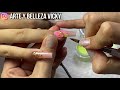 como hacer un refill o relleno en uñas acrílicas, cambio extremo a una clienta