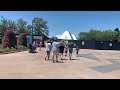 A walkthrough of  Epcot.