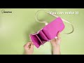 DIY CELL PHONE PURSE BAG | Lovely Crossbody Bag Tutorial [sewingtimes]