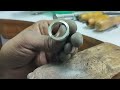 How to make Gents Silver Ring? Diamond Ring | Handmade Jewellery|@bvlgariofficial