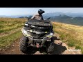 Urcare pe vârful Bătrâna  1700 m cu patru atv-uri