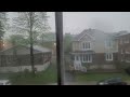 Lightning hits dangerously close to home!