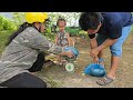 Harvest the watermelon garden and bring it to the market to sell/XuanTruong