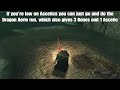 3 Petrified Dragon Bones every 15 seconds | DARK SOULS II