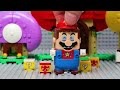 Lego Mario Bros enters Nintendo Switch game and find Peach’s lost crown!! Mario Story