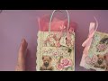 Attic Roses Mini Journals with Matching Gift Bags