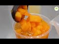 Billions of mangoes are harvested and processed HOW? Mango juice is produced in a factory HOW?