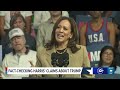 Fact-checking Kamala Harris' claims about Donald Trump at Arizona rally