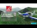 Notre Dame de La Salette Landing Challenge 1,678,662 points, Eighth rank. Microsoft Flight Simulator