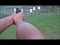 Tanfoglio Stock III 9mm shooting an all steel stage