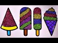 🎨 IceCream Glitter Colors Coloring Pages for Kids: Sparking Creativity and Learning 🌈 Akn Kids House