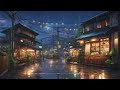 Lofi Rain Sound 528Hz Sleep: Tokyo Café Nightscape for black screen