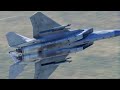 US Air Force F-16 Viper With F-15 Eagle Sneak Attack | DCS World