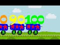 choo choo learning time Number Train 1 100