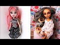 Repainting My WORST Monster High Doll Repaint / Customizing Rochelle Goyle / How To Draw Face, Eyes