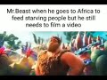 Mr. Beast feeding people in Africa in a nutshell