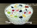 Easy Sago dessert | Fruit Dessert Recipe