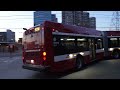 TTC New Flyer XDE60 9415 Hybrid Articulated Bus Ride