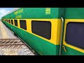 9 TRAINS CROSSING EACH OTHER ON BUMPY FORKED DIAMOND RAILROAD CROSSING | Train Simulator 2022