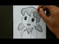 How to draw Shizuka from doraemon|Easy pencil sketch tutorial for beginners|I recreated @SayahArts