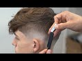 ASMR BARBER | ROOKIE MID FADE TUTORIAL (DETAILED)