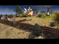 Ukrainian troops defence the bridge from enemy attack (MOWAS2 Battle Simulation)