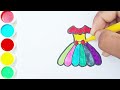 how to draw easy and cute dress drawing and colouring for kids