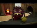Robot Pacman VS Lava Monster & Spiky Monster in Ancient Egypt Maze. Part 4 (Path Through Traps)