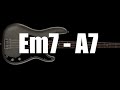 E Minor (Dorian) Cool Groove Play-along For Bass (Em7 | A7)