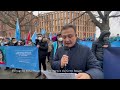 Uyghurs In Germany Hold Protest To Demand EU Boycott The Olympics In China