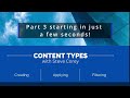 SharePoint Content Types - FULL Walkthrough Series!