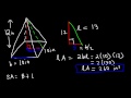 Surface Area of a Pyramid & Volume of Square Pyramids & Triangular Pyramids