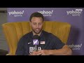 STEPH CURRY on Klay leaving, LEBRON & Team USA | Yahoo Sports