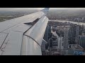 Go-around while landing at London City Airport in a KLM Embraer E190!