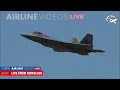 Turn Up the Volume! F-22 Raptors Thrill in Honolulu | Airline Videos Live