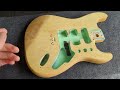 The easiest way to strip paint off a guitar