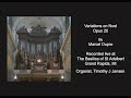 Variations on Noel by Marcel Dupre, Timothy J Jansen, organist