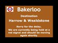 Bakerloo Line announcements (Emma Clarke) Elephant & Castle-Harrow & Wealdstone