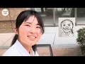 일본 누나 초상화 그려주기 몰카 (7) ㅋㅋㅋㅋ 레전드 리액션 JP