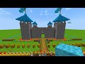 Château PRINCESSE vs Château AWARIZ et TALCADO sur Minecraft !