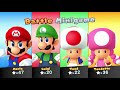 Mario Party 10 - Mario vs Luigi vs Toad vs Toadette - Whimsical Waters