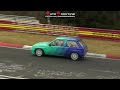 SLOW Cars Driven HARD on the NÜRBURGRING! Best of Slow Cars Driving Fast on the Nordschleife