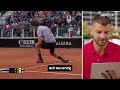 Dimitrov reacts to his BEST hotshots... 🤌