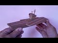 How to make a cardboard aircraft carrier