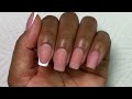 FULL COVER TIP: French Manicure | Tutorial |Beginner Friendly!🇿🇦